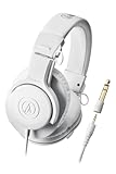 ATH-M20x Professional Studio Monitor Headphones&comma; White