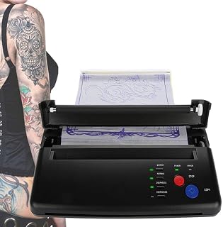 Tattoo Transfer Machine, Professional Thermal Copier Printer Tattoo Transfer Stencil Machine, 2 Types Copier Drawing for A5 A4 Tattoo Copier Thermal Stencil Paper Permanent Tattoos Supplies