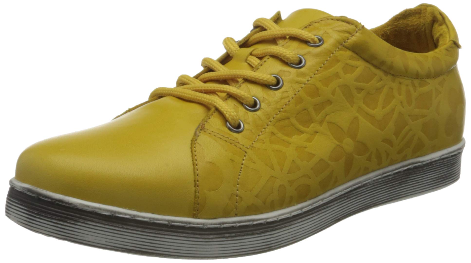 Andrea Conti Women’s 10001 10001 Sneaker, Gelb, 5 UK