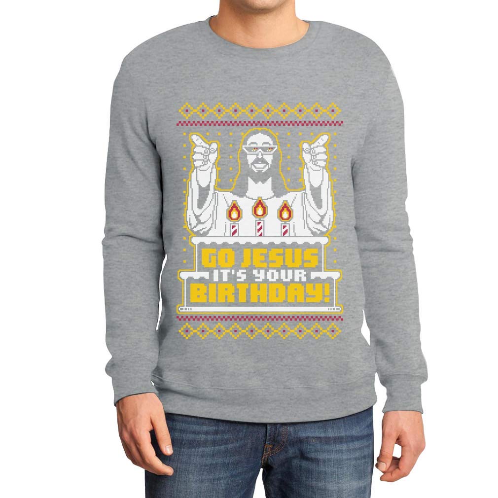 Duohropke Maglione Natalizio Da Uomo, Brutto, Funny Natalizio, Con Stampa 3D, Maglione Natalizio Unisex, Beige., M - Foto 5