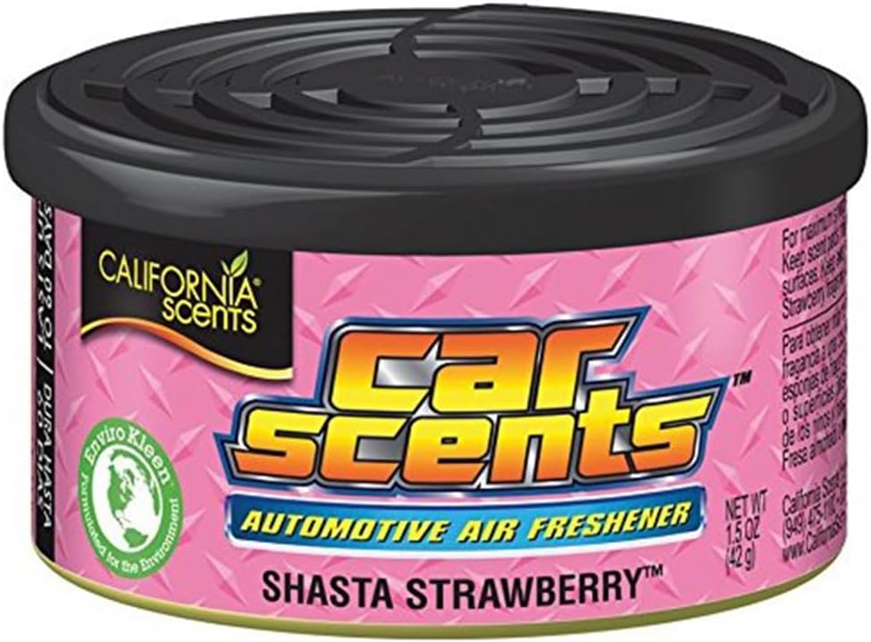 California Scents 1021 Car Scents Shasta Strawberry Pink