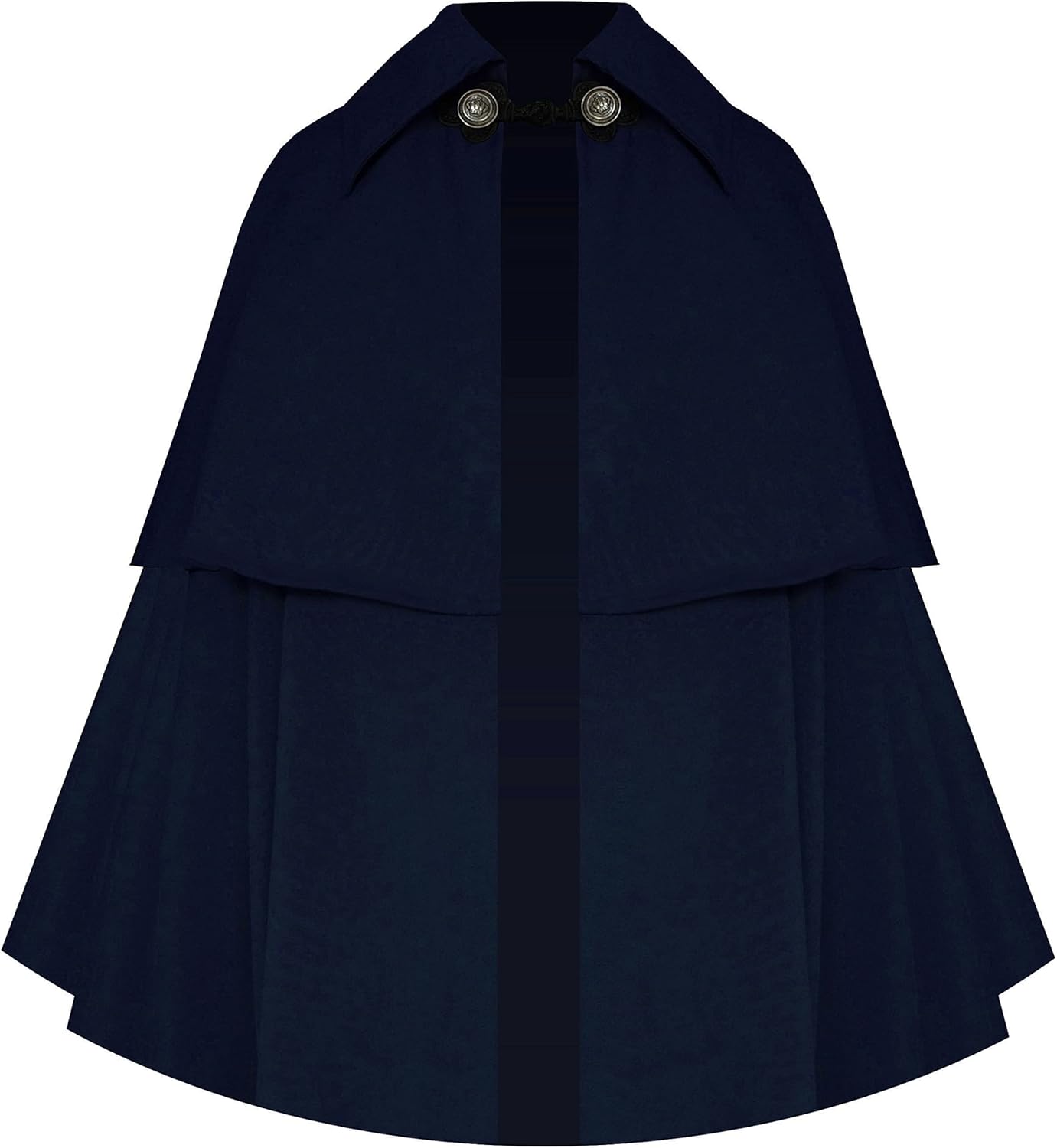 Victorian Vagabond Epaulet Historical Gothic Renaissance Steampunk Capelet Short Cloak