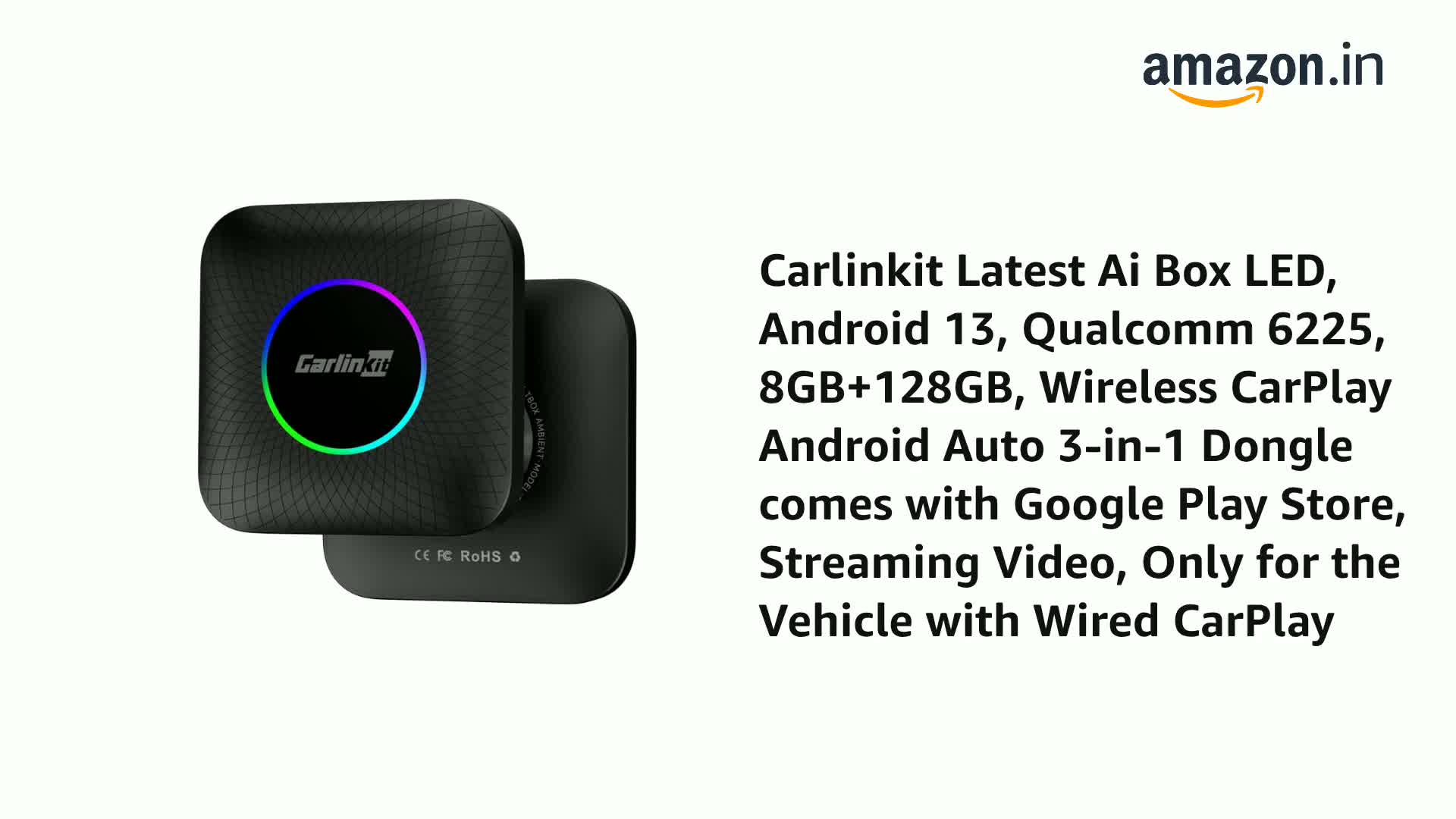 CarlinKit Tbox Ambient Android 13.0