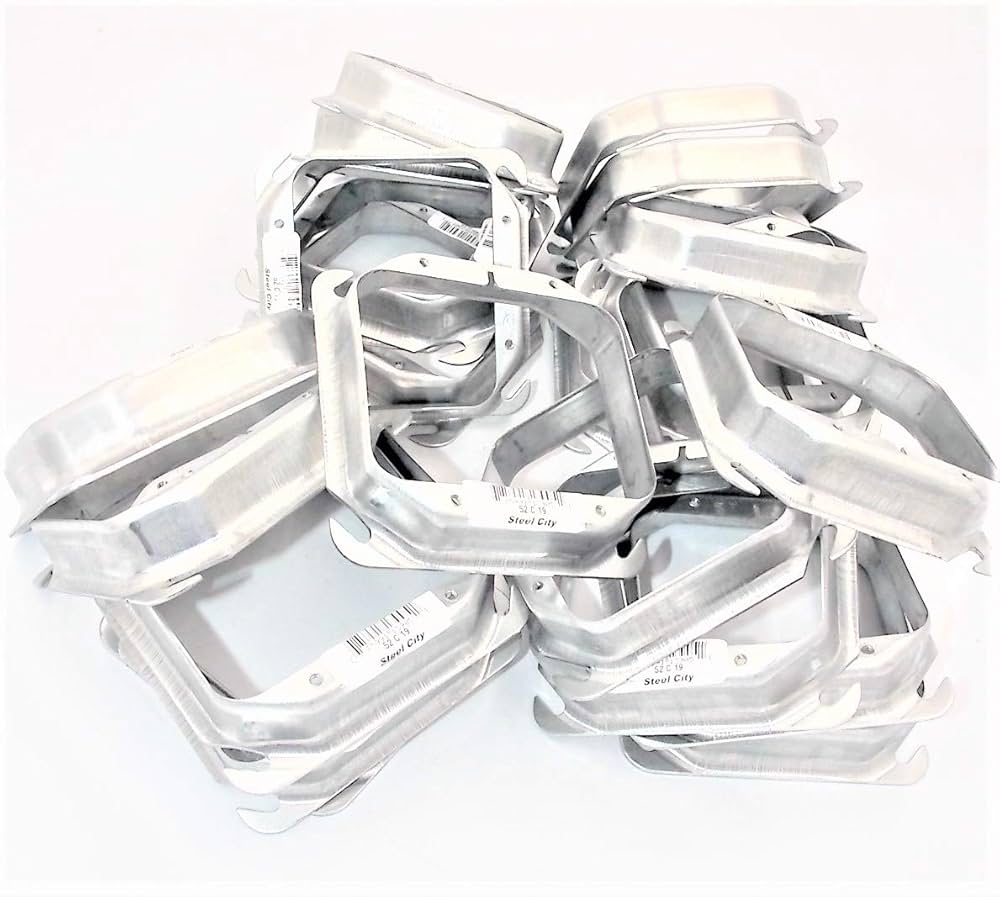 Thomas & Betts 52C19 Pre-Galvanized Steel 2-Gang Two Device