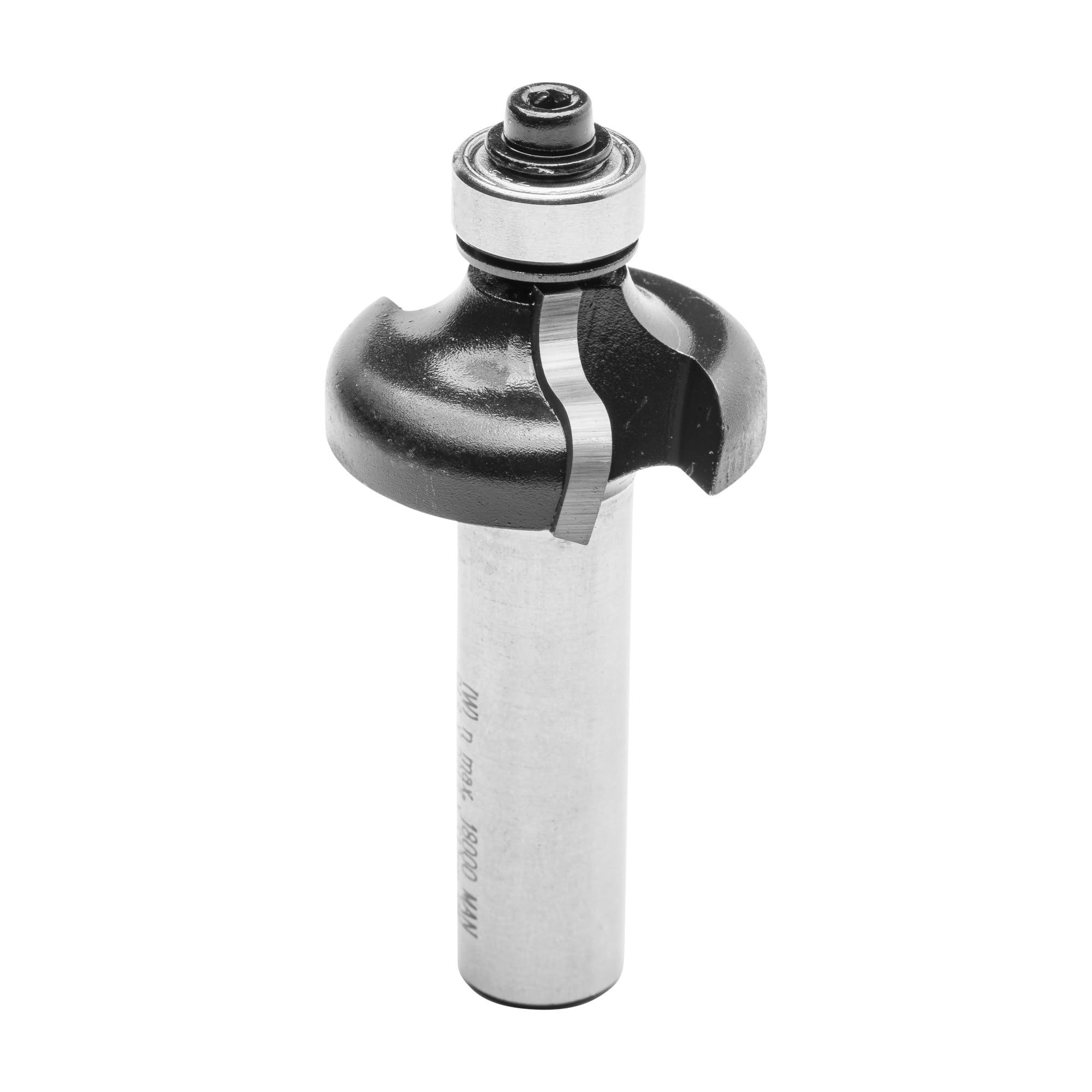 ENT 14910 Frez z weglików spiekanych w wegliku, chwyt (S) 12 mm, srednica (D) 31,8 mm, NL 12,7 mm, R 4,8 mm, SL 40 mm, z lozyskiem kulkowym