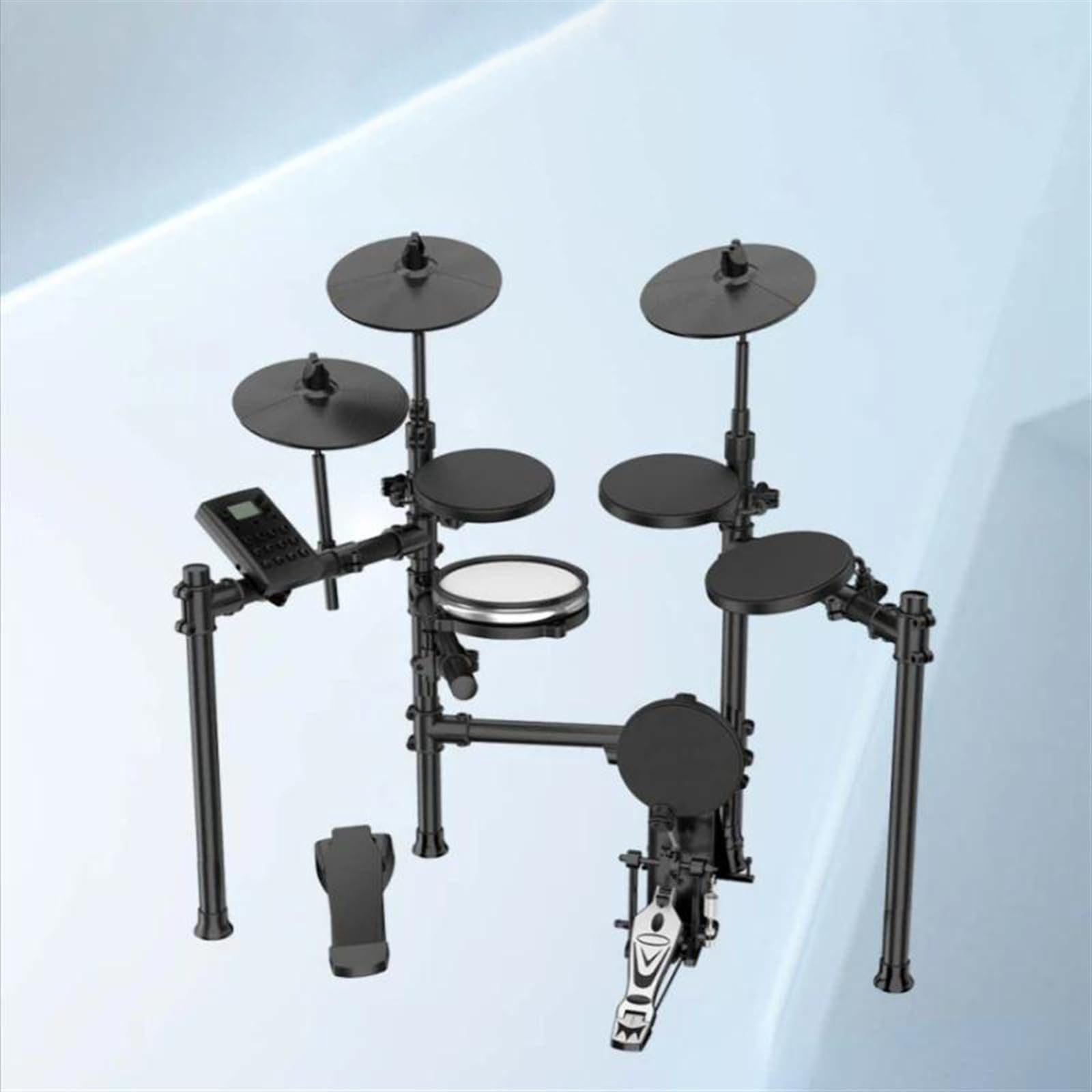 Set Di Batteria Elettronica A Cinque Tamburi Full Mesh Metronomo Incorporato Pad Di Pratica Professionale Supporto Per Batteria Batteria Elettronica per Principiante