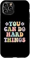 Vista 29 de Inspirational Women's Graphics - You Can Do Hard Things Case for iPhone 16
