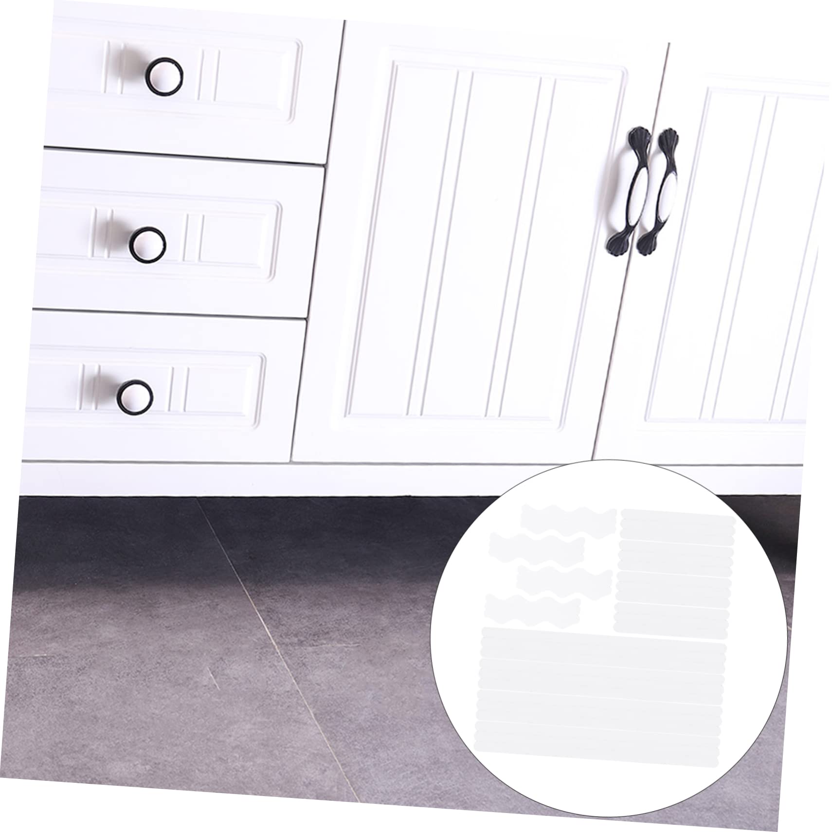 UPKOCH 144pezzi Adesivi Antiscivolo per Bagno Strisce Antiscivolo Peva per Superfici Lisce Completo per Scale e Vasche Due Formati Facili da Applicare e Rimuovere Sicuri e Resistenti