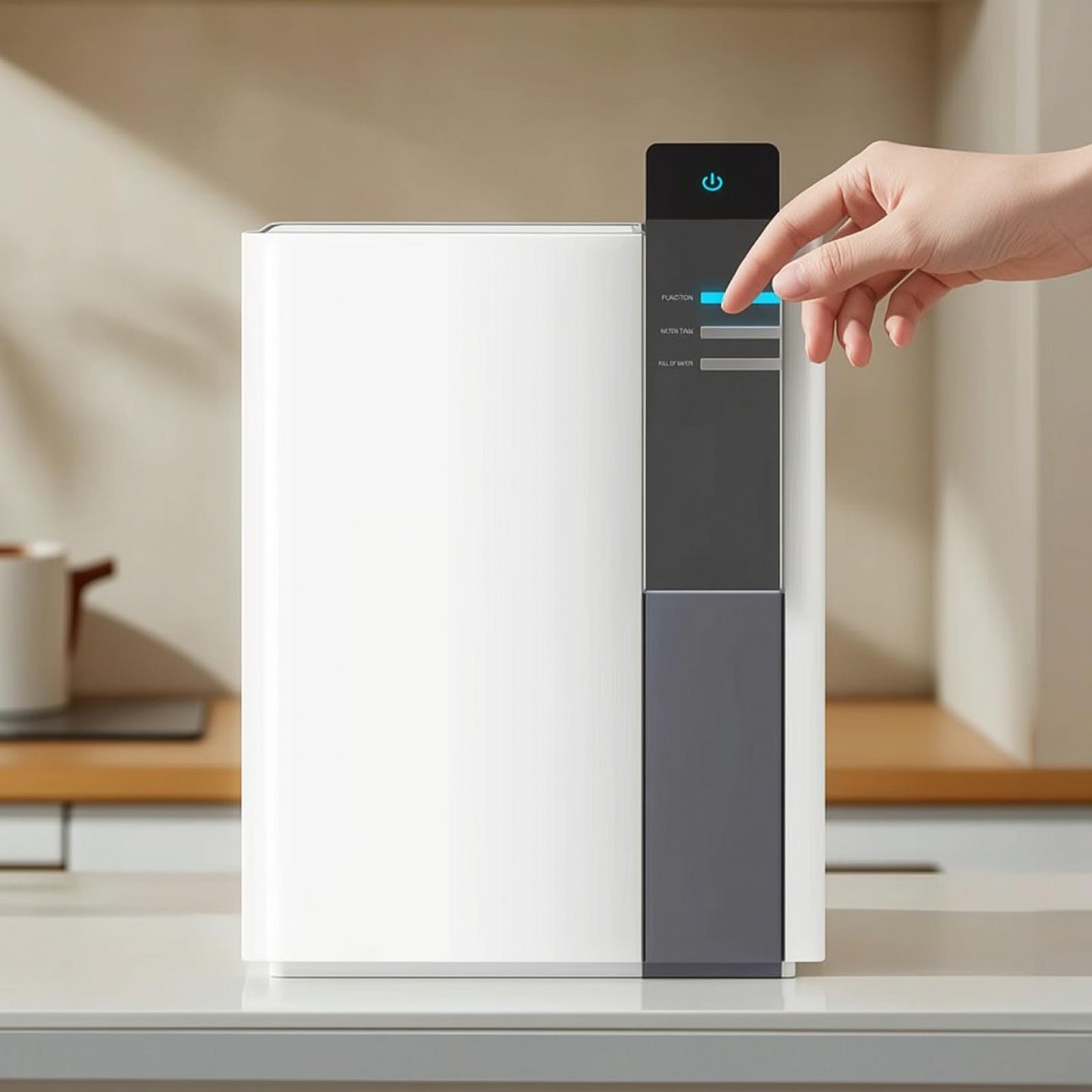 Mini Deumidificatore Deumidificatore per Casa Portatile Silenzioso con Serbatoio d'Acqua 3 Struttura Salvaspazio per più Asciutta Adatto per Camera da Letto Dormitorio Armadio