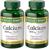 Nature's Bounty Calcium 1200 Mg. Plus Vitamin D3, 240 Softgels (2 X 120 Count Bottles)