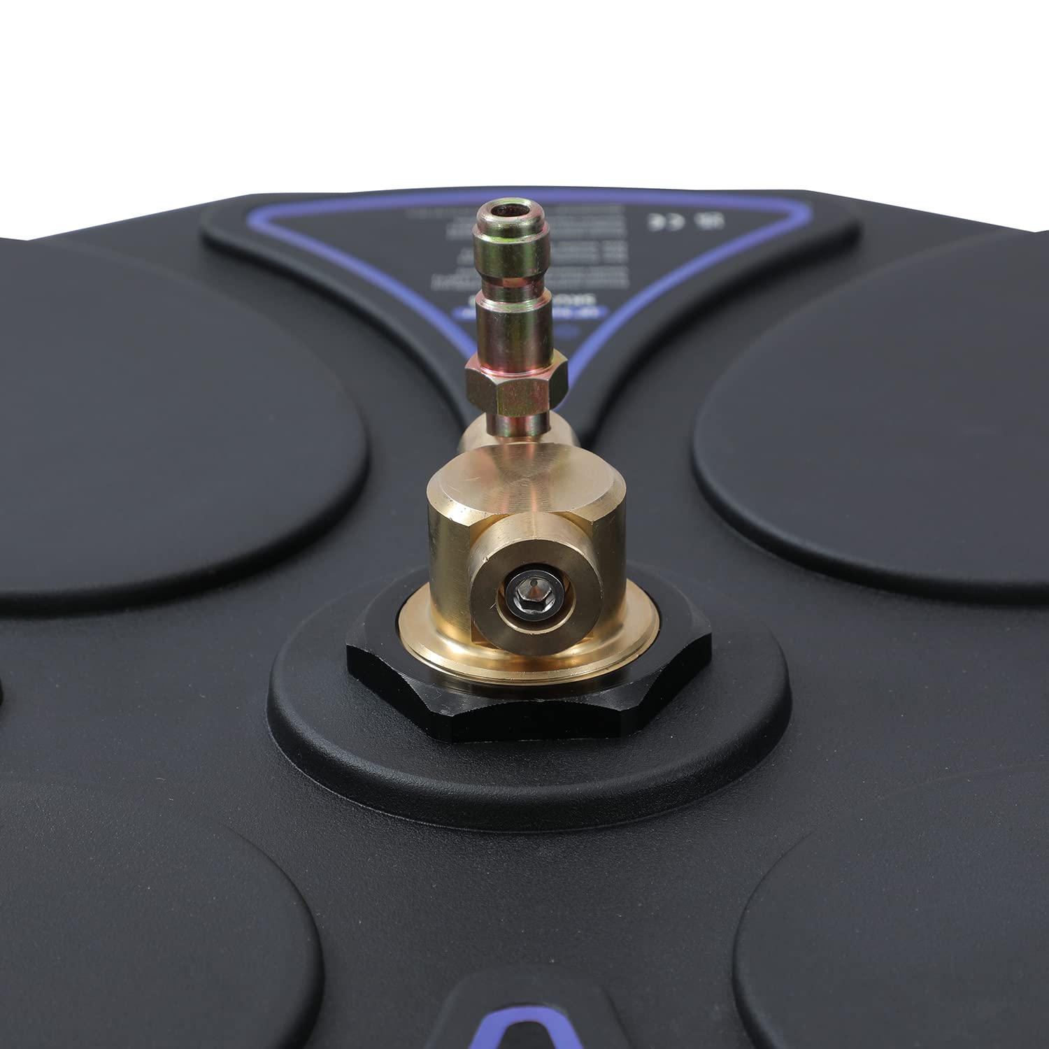 Aim Tools 18 Pulgada Accesorio Limpiador de Superficies de Lavadora a Presión 3600 PSI con 4 Ruedas Giratorias para Limpieza de Suelos, con 2 x 16 Varillas de Extensión y 2 Boquillas