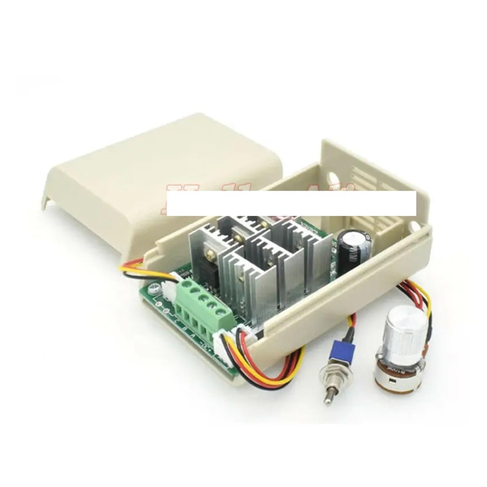 TSIOHKBS DC 5V-36V 12V 15A 3-Phase DC Brushless Electronic Starter Driver Brushless Electronic Starter Speed Controller/Brushless Fan Controller Reversible Switch