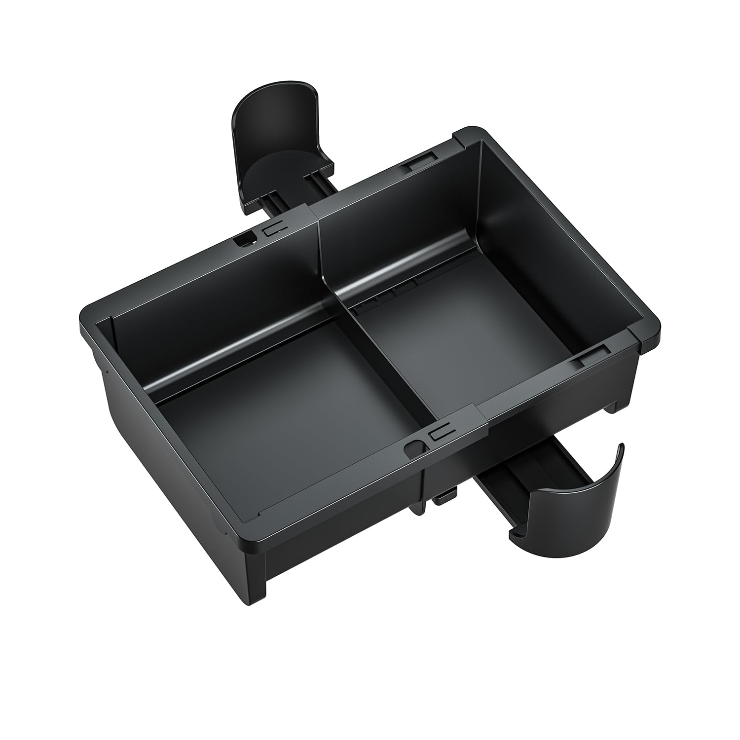 Center Console Organizer for Cars Front Seat,Back seat,Car Seat Organizer Tray with Cup Holder, Car Seat Gap Filler Organizer Storage Box