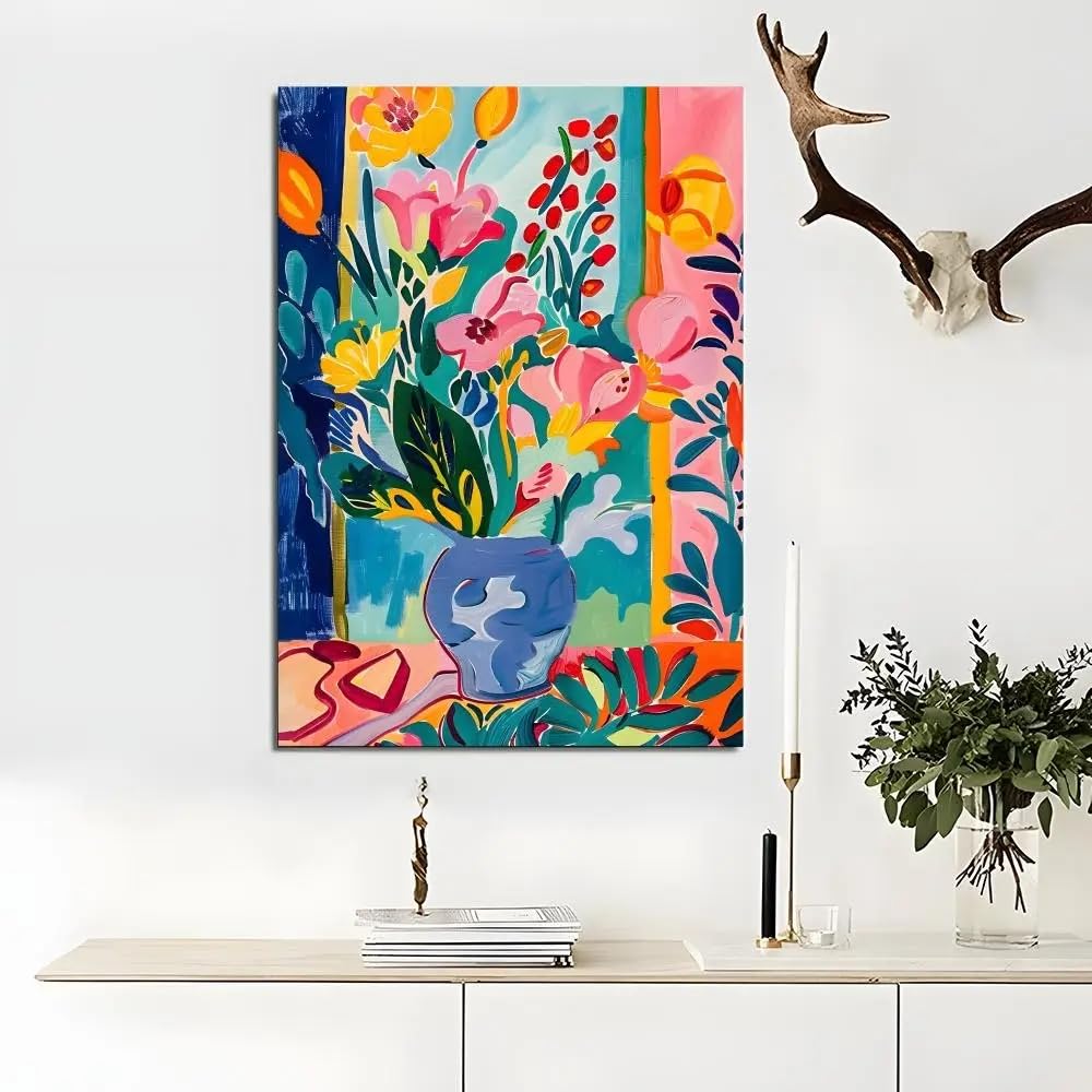SDVIB Artist H-Henri M-Matisse Poster Wall Art Print Poster for Living Room Bedroom Home Decor Canvas Picture Painting(50x70cm/Frameless)