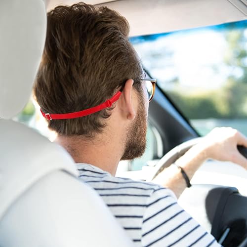 Miniatura 27 de Adjustable Glasses Straps - 3 Pcs No Tail Adjustable Eyewear Retainer Glass Straps for Men, Women, Kids Eyelasses, Sunglasses Negro