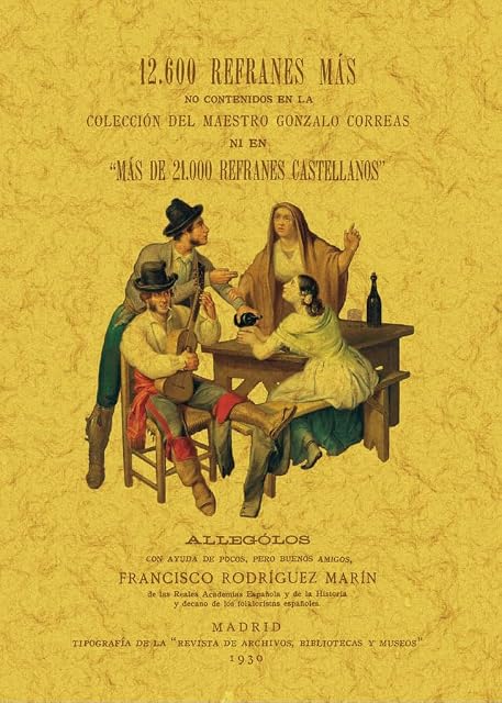 Portada de 12.600 Refranes Más no Contenidos en la Colección del Maestro Gonzalo