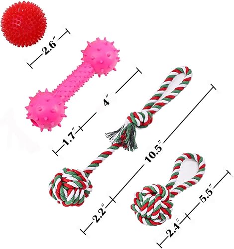 Miniatura 2 de Nlmskzzy Juguete de cuerda para perros, juguetes para perros, paquete de 20 unidades para diversión y limpieza de dientes, juguetes de cuerda para