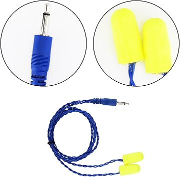 Auto Racing Mini Noise Reduction Foam Earbuds with 1/8 Mono Plug Lightweight, Durable Wired Earphones for Music Lovers