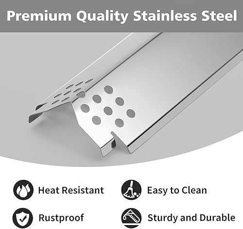 Miniatura 4 de Piezas de repuesto de placas de calor para parrilla Nexgrill, tiendas de campaña de calor de acero inoxidable para parrilla de gas Home Depot