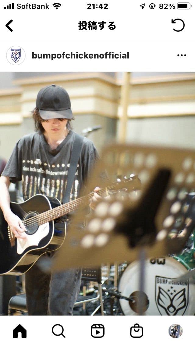 Amazon.co.jp: BUMP○OF○CHICKEN○藤くん着用○nine○inch○nails○T