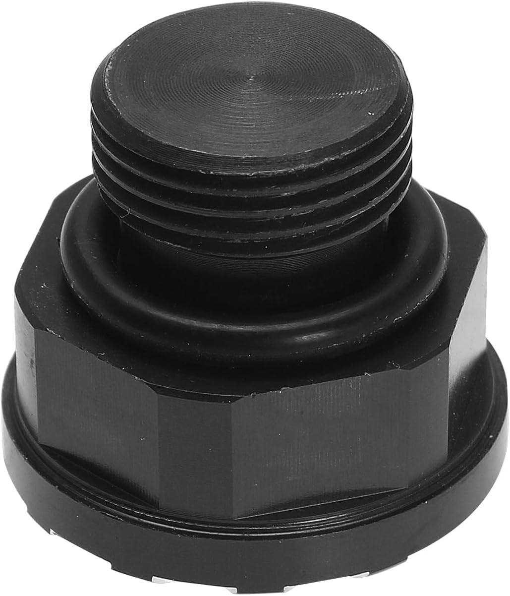 Engine Oil Filler Cap Screw,Compatible with Suzuki GSX-R 600 2002-2020,GSX-R 750 2002-2020,GSX-R 1000 2003-2020 (Black)