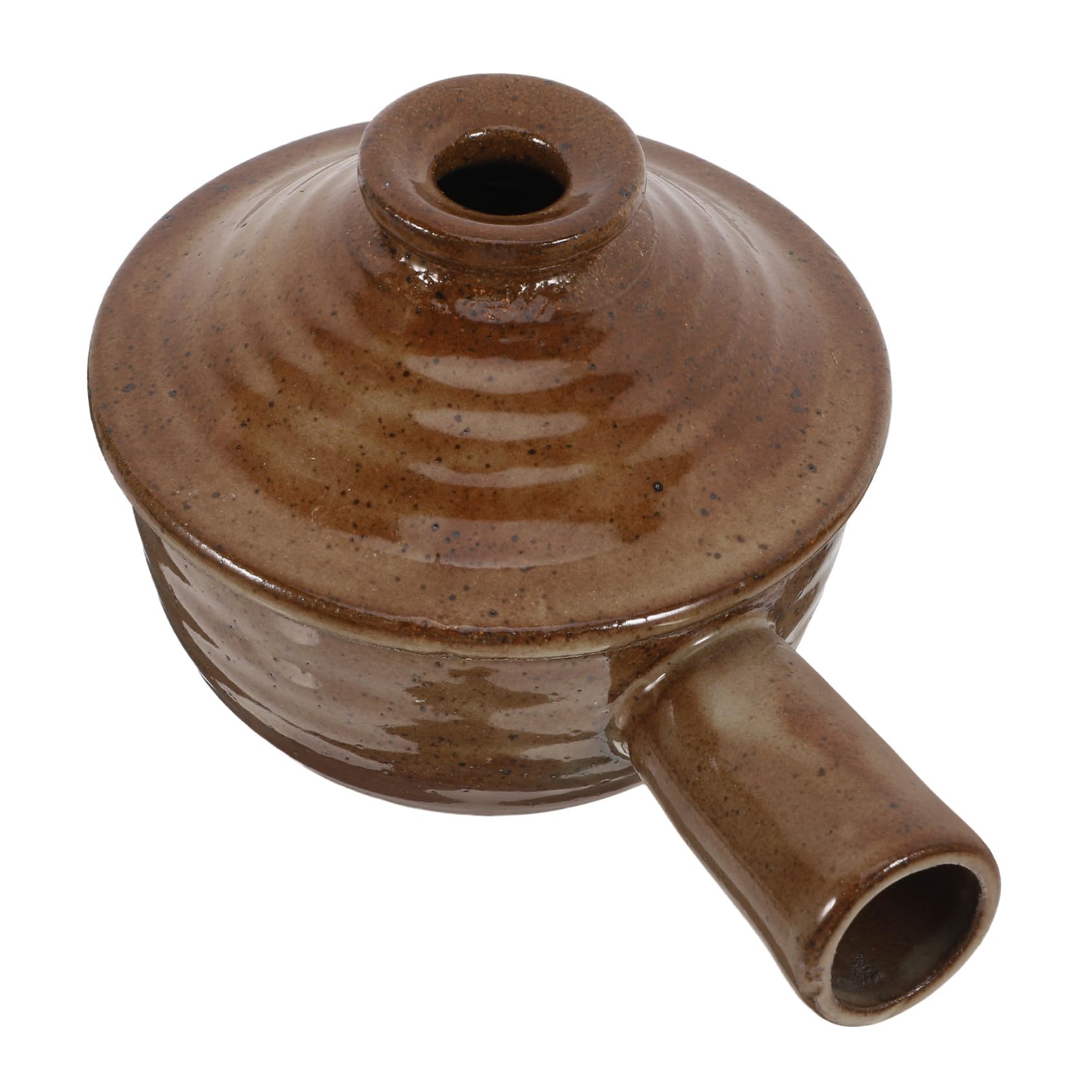 Cocotte en terre cuite avec couvercle 1,5 l de qualité pour cuisson saine