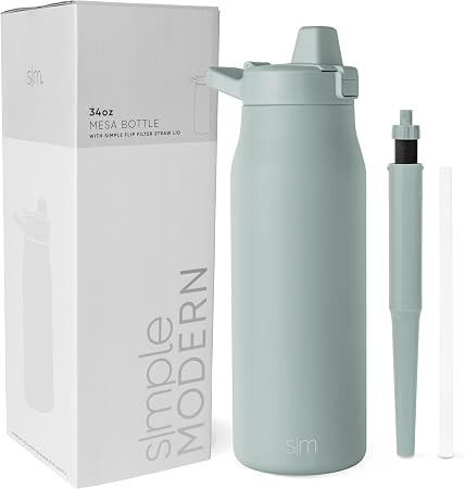 Simple Modern Filtered Water Bottle | Insulated Stainless-Steel Carbon Filter