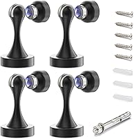 Vista 8 de Tope magnético de acero inoxidable, tope de puerta, resistente para varios tipos de puertas, mantiene tu puerta abierta, soporte de puerta