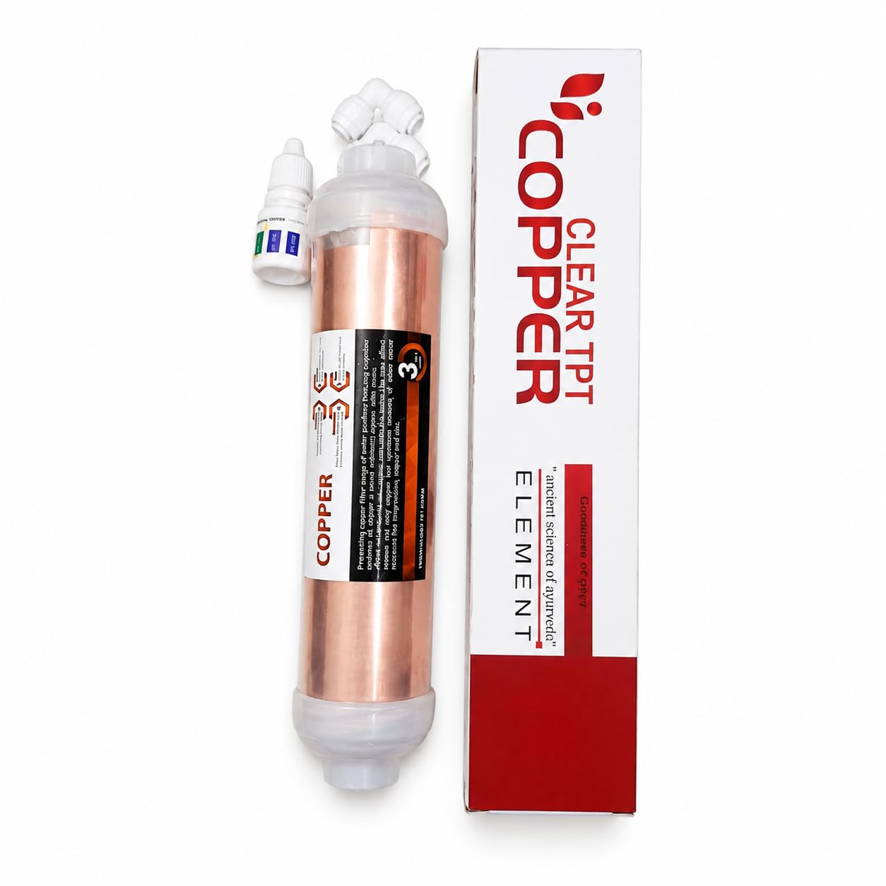 Clear IPT Copper Filter Cartridge for RO/UV Water Purifiers | Copper Enriched Drinking Water | Improves Taste & Purity-image-15