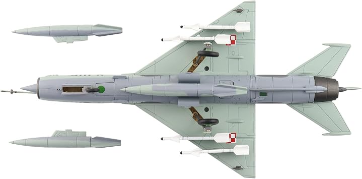 Hobby Master | 1:72 Scale Diecast Military Aircraft Replica | MIG-21MF Polish Air Force 9111, 3 ELT, Poznan-Kresiny, Poland, 2002 | Model HA0115