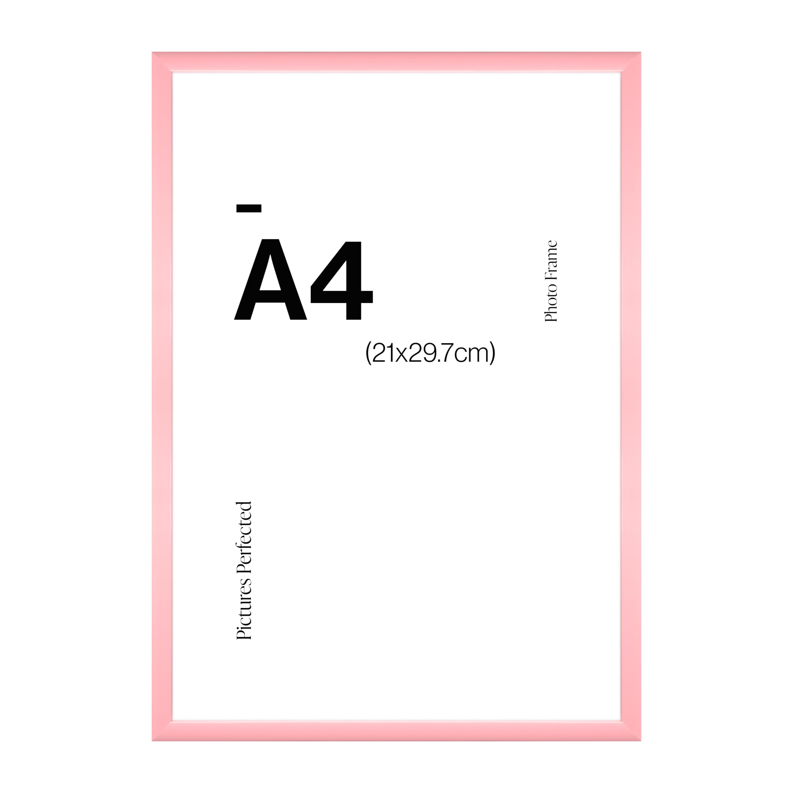 Modern Pink A4 Photo Frame for A4 (21 x 29.7cm) Photos or Pictures