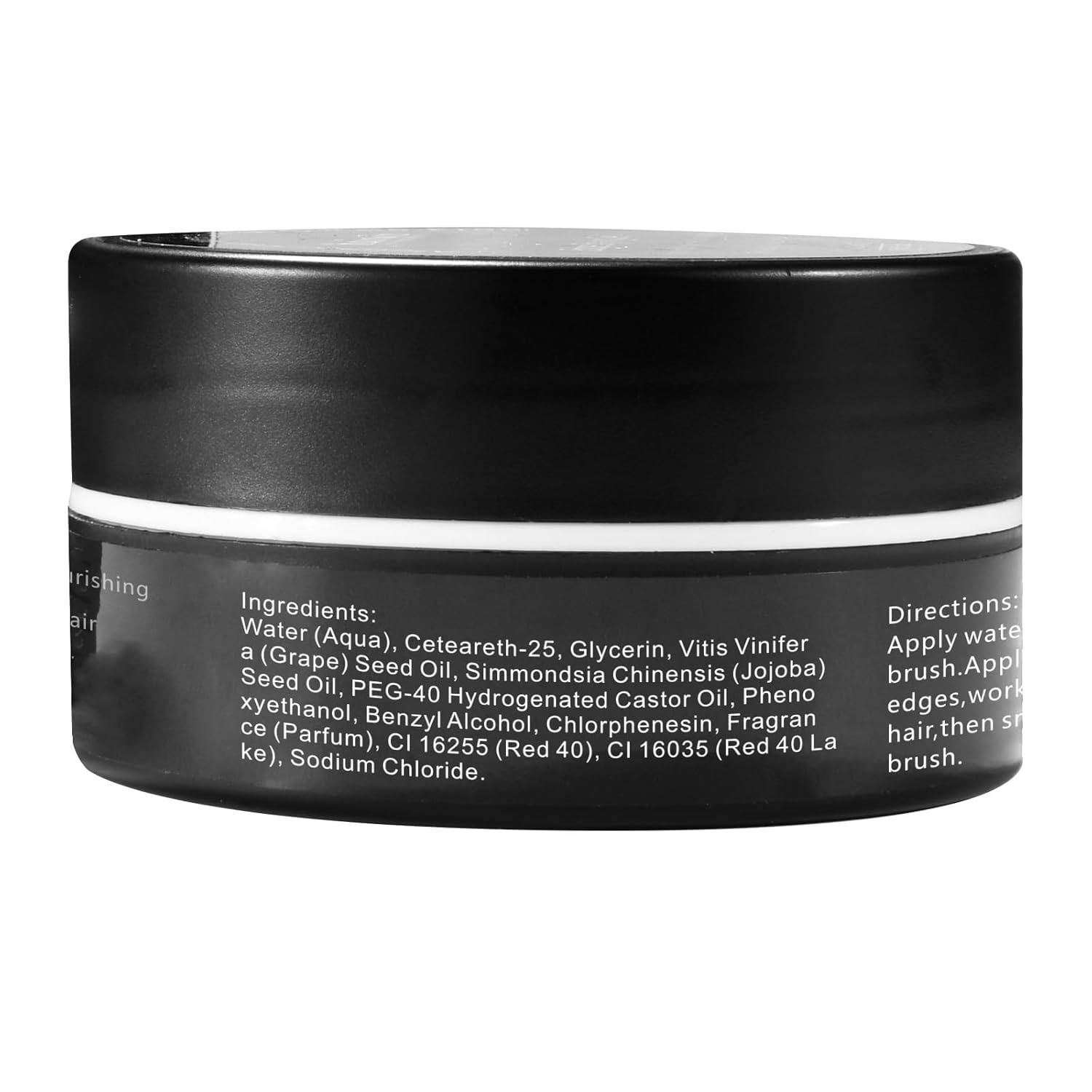 Nourishing Hold Edge Control Gel with Jojoba & Castor Oils Strong Hold Flake-Free Hair Gel for All Hair Styles 5.3 Fl Oz - Image 8
