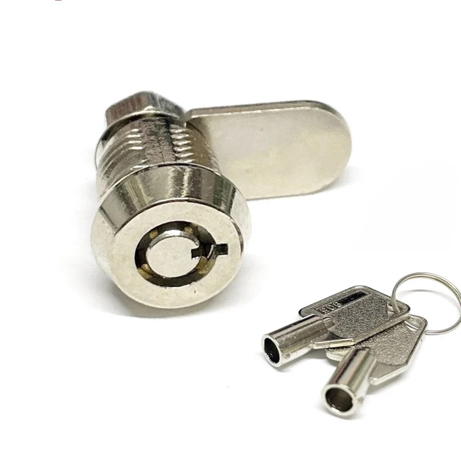 WPOIYHGBY Mini Cinet Tubular Cam Lock Zinc Alloy for POS ATM Cash Box Show Case Light-Box Mailbox Hardware MMS124 1Pcs