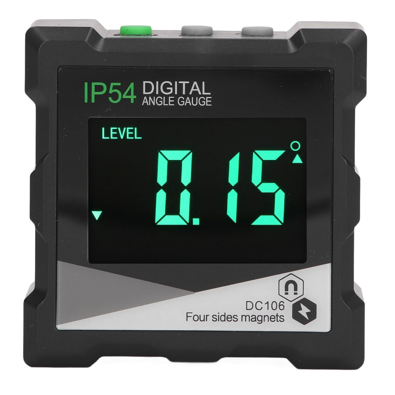 Real Instruments Digital Angle Finder DC106, Magnetic Level Box Angle Measuring Gauge LCD Backlit Display Automatic Shutdown High Accuracy Digital Inclinometer Rust Prevention 4x90 Degree Magnet - Image 6 thumbnail