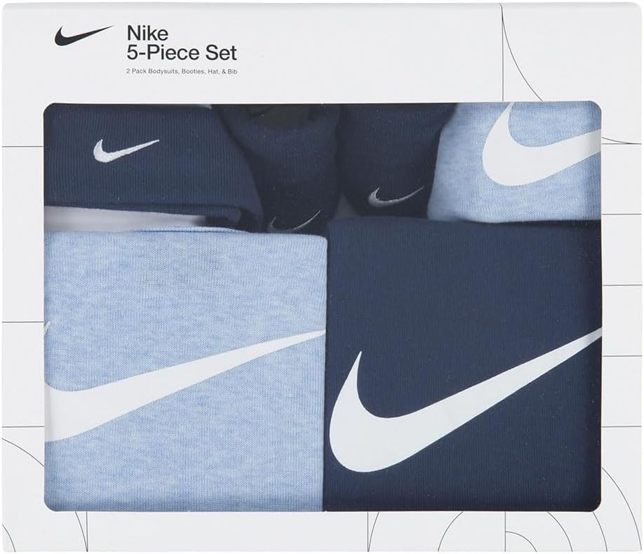 Nike 5-Piece Set (2 bodysuit, Booties, Hat, Bib)