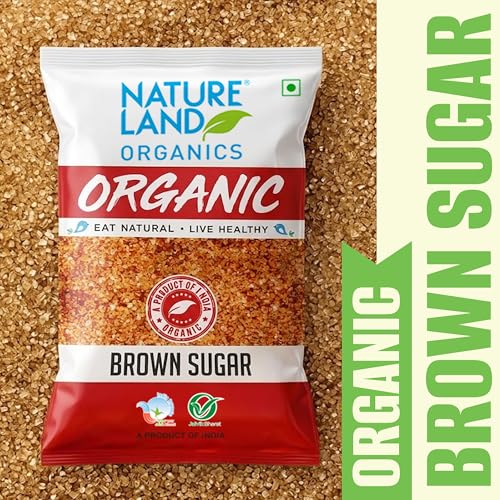 Image of Natureland Organics Brown Sugar 1 Kg - Organic Sugar