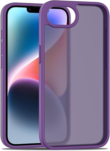 Vista 138 de TENOC Funda para teléfono compatible con iPhone 7 Plus y iPhone 8 Plus, color negro, antihuellas, protector mate para 5.5 pulgadas