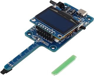 KTH5641 Magnetic Field Detection Module, Gaussmeter Sensor with 1600GS Range, USB-C Rechargeable Magnetometer Pole Testing, Blue Board(A)