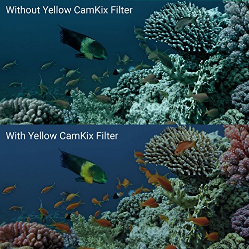 Camkix Diving Lens Filter Kit Compatible With Gopro Hero 4, Hero+, Hero And 3+ - Fits Standard Waterproof Housing - Enhances Colors For Underwater Video And Photography - Includes 5 Filters #TOP6