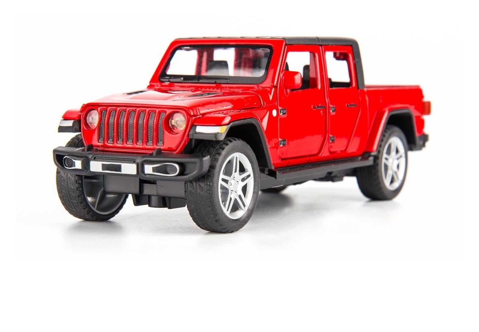 Btwodian Scale Model Car 1:32 For Wrangler For Jeep Alloy Diecast Metal Model Desk Decoration(Red)