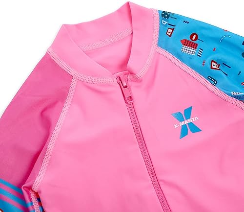 Miniatura 4 de Traje de neopreno para niños y niñas, traje de baño térmico de cuerpo completo, protección UV y cálido traje de buceo de manga larga