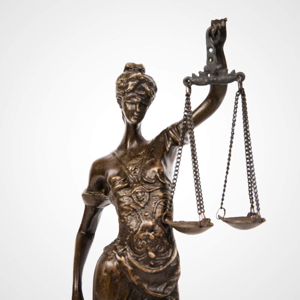 【ブロンズ製】正義の女神 テミス 像(彫刻家A・メイヤーの刻印あり) Amazon.co.jp: 正義の女神の像、テミスの彫刻ローマの女神テミス