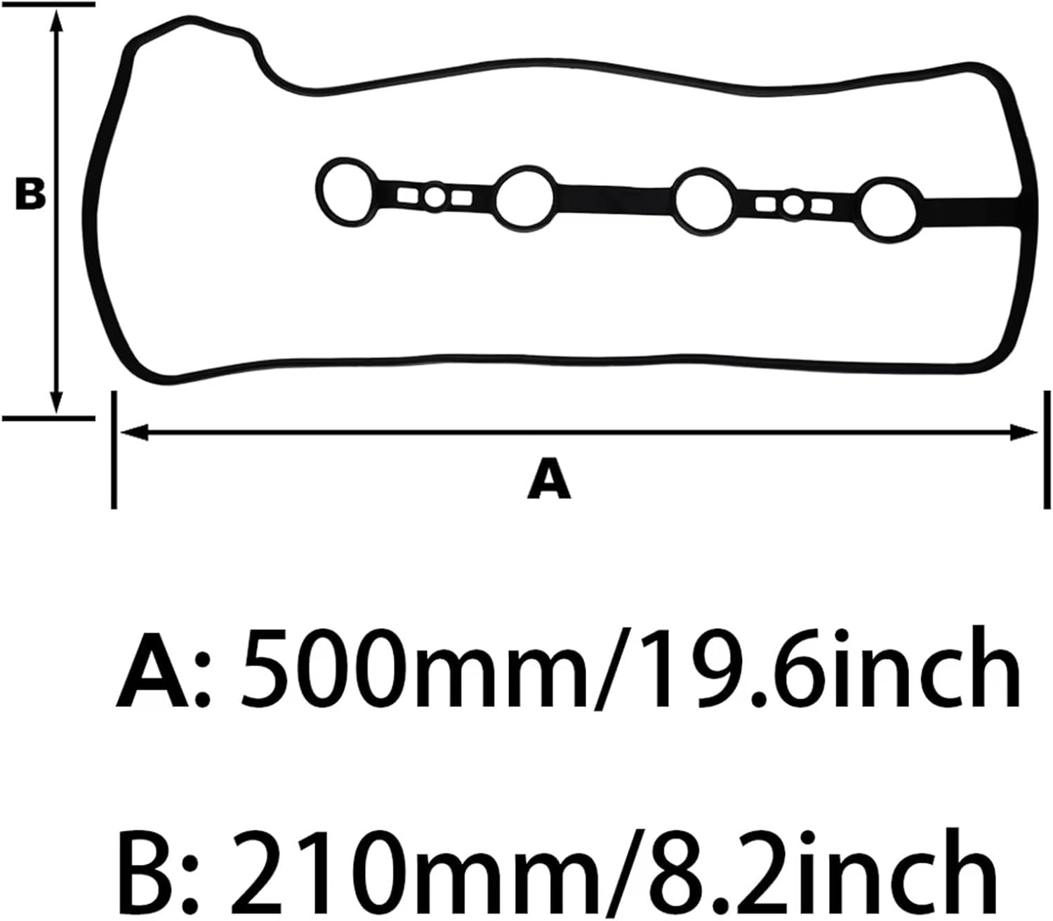 Valve Cover Seal for Pontiac for Vibe 2009-2010 Engine Valve Cover Gasket Seal Set Vs50530R 1121328021 Car Replacement Parts