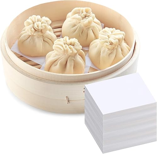 Miniatura 1 de Patelai 1500 hojas cuadradas de papel pergamino de 2.75 x 2.75 pulgadas de bambú para freidora de aire para hornear antiadherentes para cocinar