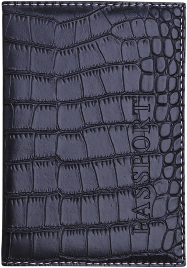 IGEMY Passport Holder Business Leather (Black)