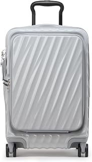 19 Degree Front Access Expandable Carry On - 4-Wheeled Hard Shell Suitcase - Travel Accessories - Salt