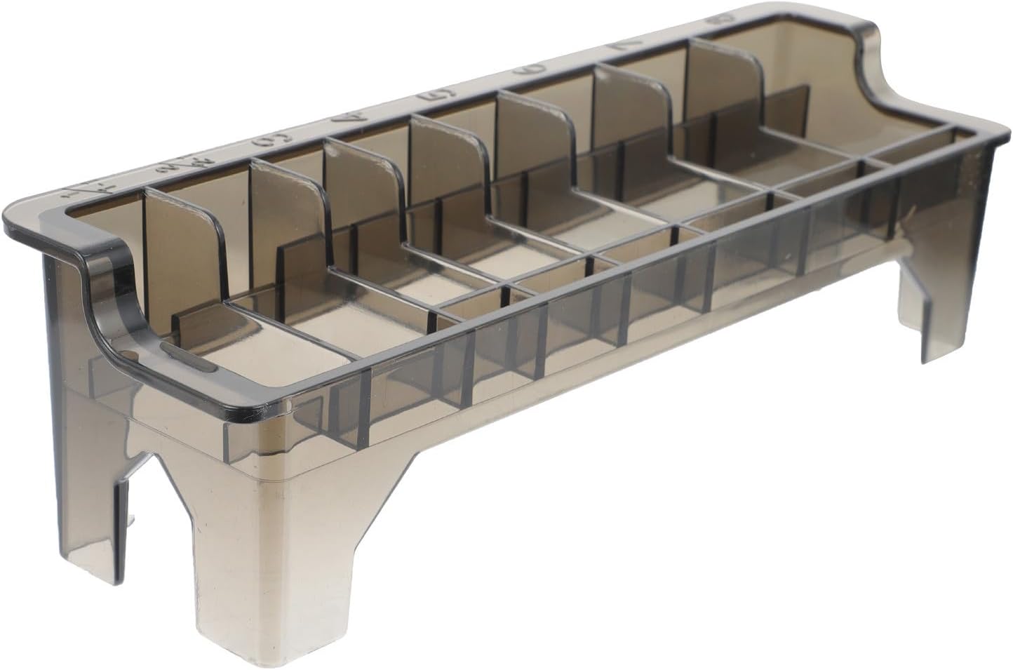 KICHOUSE Black PP Comb Storage Holder with 10-compartment Base