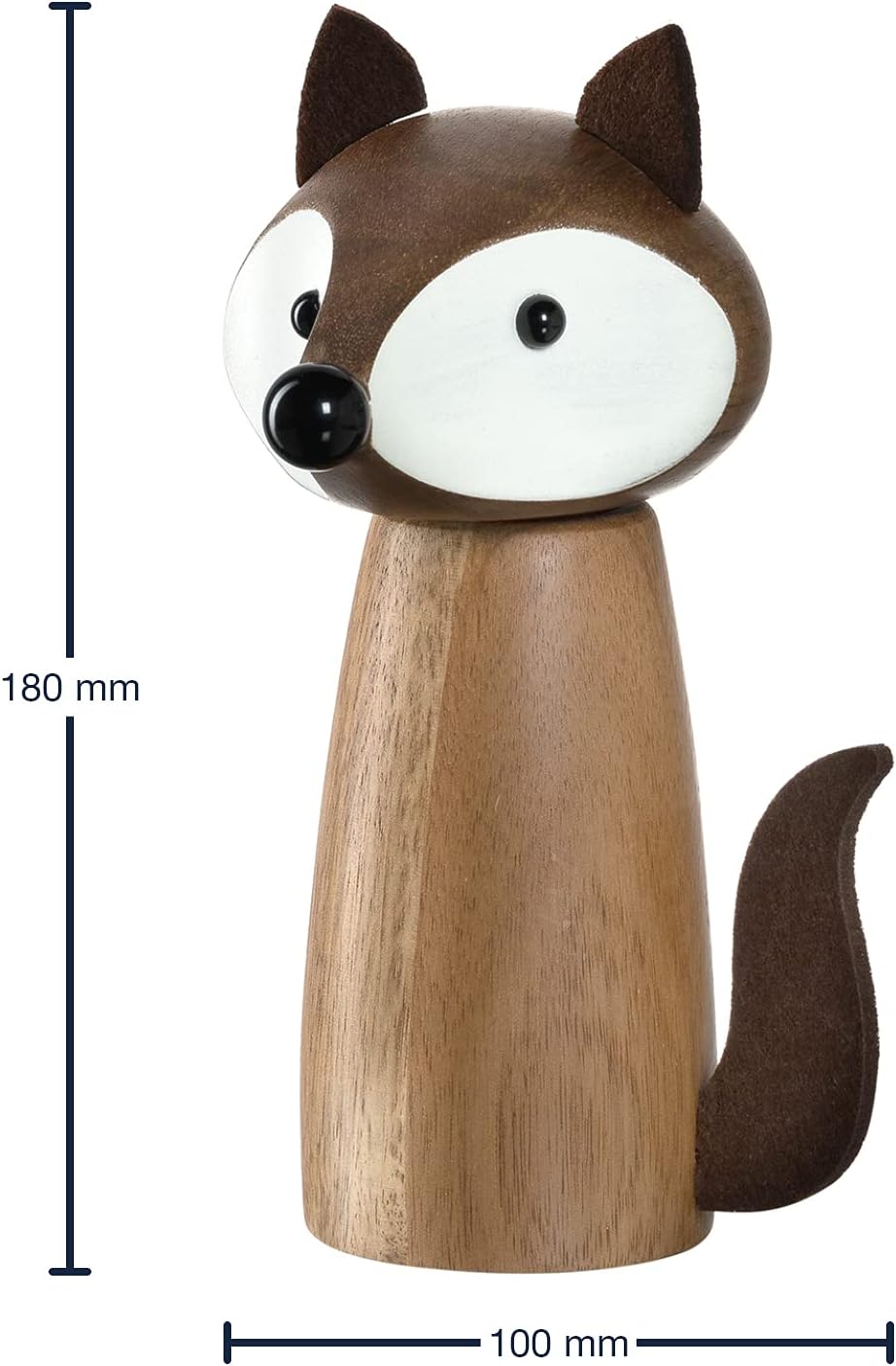 LEONARDO HOME 018698 CUCINA Spice Mill Wood Brown Fox