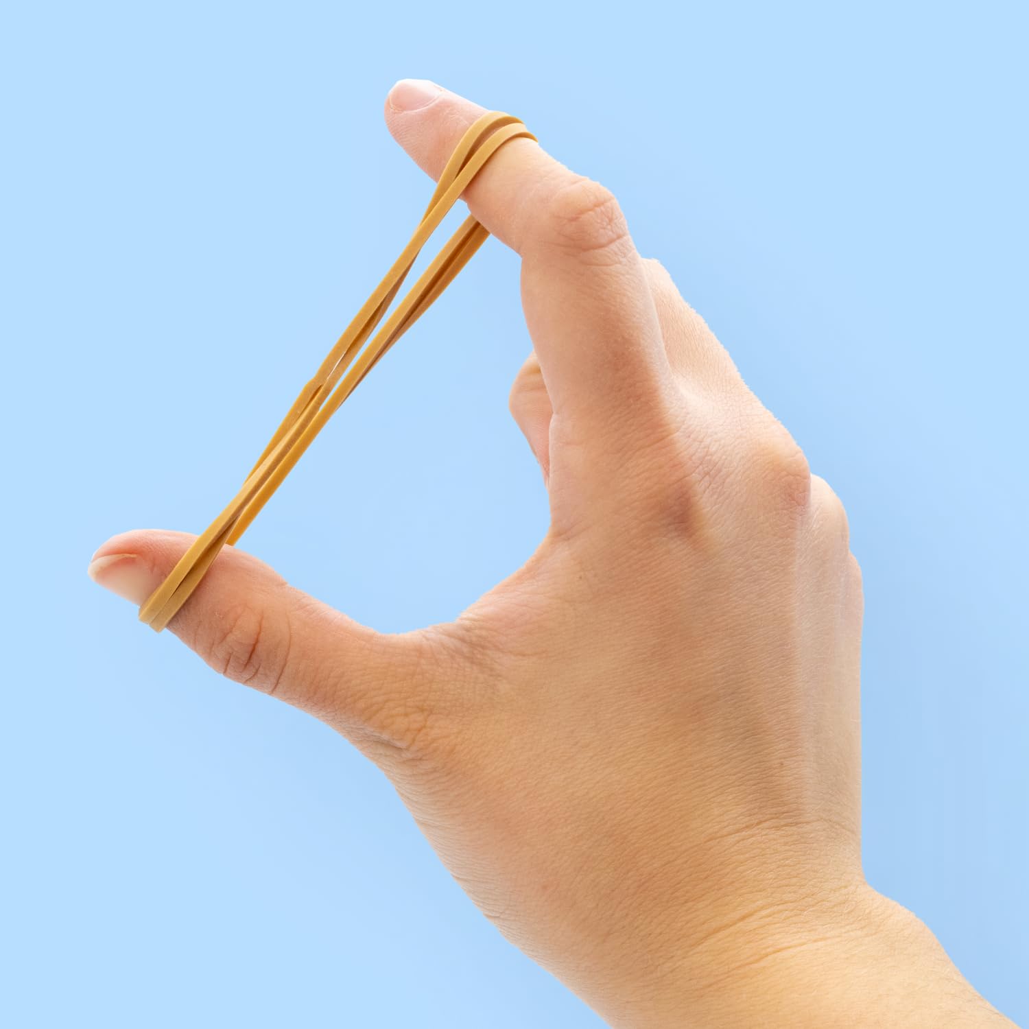 RAYLU PAPER - 100% naturalne gumowe elastyczne gumki, wytrzymałe i wielokrotnego użytku papeterii do biura i domu (120 Ø x 2 mm, 100g)