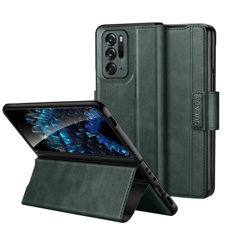 Coque Oppo Find N antichoc et fine avec rabat magnétique de protection